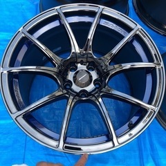 使用距離極少！　希少オフセット　Weds SA-10R 10.5j＋12 GTR サイズ　R32 R33 R34 Z32 Z33 Z34 シルビアS13 S14 S15 スープラ　チェイサー　マークⅡ　ソアラ　ランエボの画像