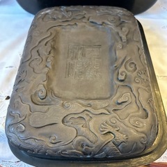 中国 硯　古美術 Amazon.co.jp: 硯 細密彫刻 金魚模様 端渓硯 中国美術 古玩 書道