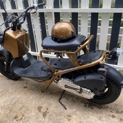 HONDA ホンダ ズーマー AF58 ダークゴールド 4スト キャブ 実働 50cc 原付 スクーター 通勤・通学 現状 ヘルメットプレゼントの画像