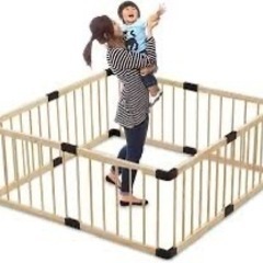 ベビーサークル 木製 RIZKIZ 8枚