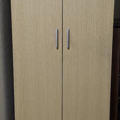 洋服タンス クローゼット 木目調クリームカラー
