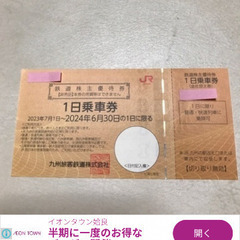 　JR株主優待券