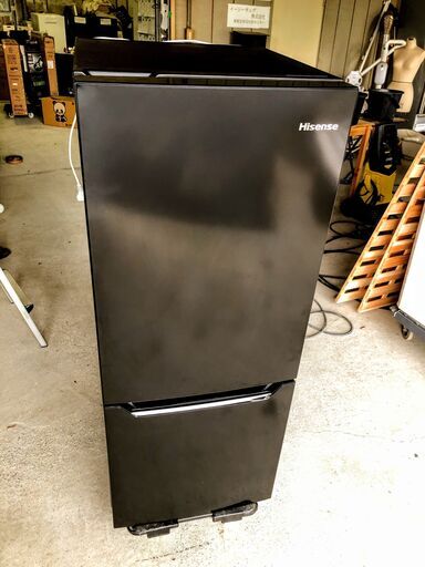 Hisense 2ドア冷蔵庫 HR−D15CB　2020年製　150L　右開き☆省エネLED照明