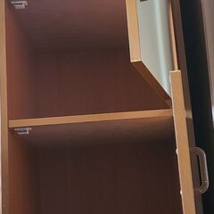 扉付き収納棚 5段