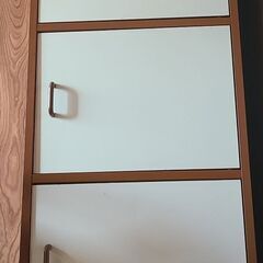 扉付き収納棚 5段の画像