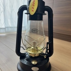 DIETZデイツの黒金ハリケーンランタンの画像