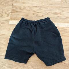 90半ズボン　黒色　女の子　子ども服の画像