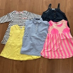 夏物▶︎子供服▶︎ワンピース▶︎おまとめ5点▶︎サイズ90