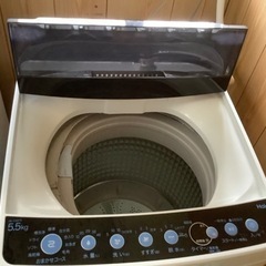 ハイアール洗濯機5.5キロ 2019年製の画像
