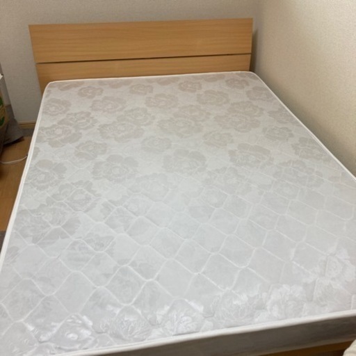 家具 ベッド ダブルベッド(マット)付き