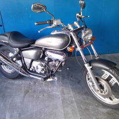 HONDA マグナ50 黒/グレー  自賠責保険で乗れます 半額...