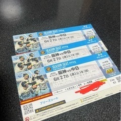 取引終了！！
6月28日 甲子園 阪神中日 ナイター