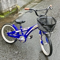 お取引感謝【格安練習用に】１８インチ・子供車・補助輪無し・中古