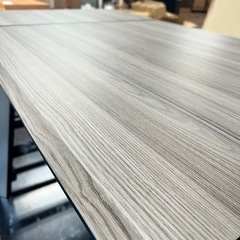 年始SALE ダイニングテーブル　サイドテーブル　セット販売　グレージュ　グレー　幅90テーブル+幅80サイドテーブル　四角　1点のみ　早い者勝ちの画像