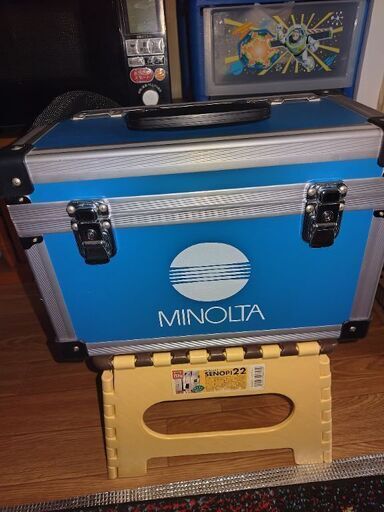 MINOLTAアルミケース　（ブルー)
