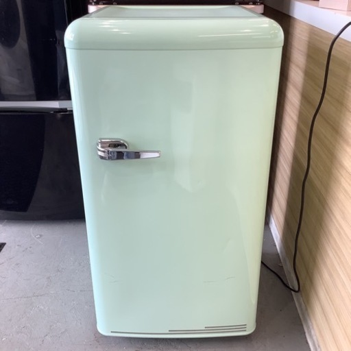 ＊A-Stage 1ドアレトロ冷凍庫 60L ARE-F60LG 2019年製 右開き 家電 キッチン家電 冷凍庫