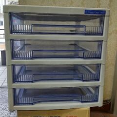 スーパークリアチェスト ４段書類棚