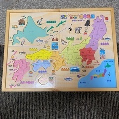 学研　木製パズル　日本地図　おもちゃ パズルの画像