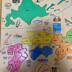 学研　木製パズル　日本地図　おもちゃ パズルの画像