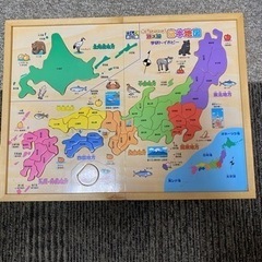 学研　木製パズル　日本地図　おもちゃ パズル