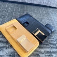【200%ハイセンス✨】クロコiPhoneケース　ブラック