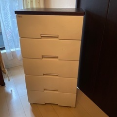 FITS フィッツ　引き出し　タンス　収納　
5段　家具 収納家...