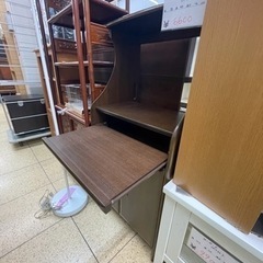 レンジ台 ブラウン 木製ラック の画像