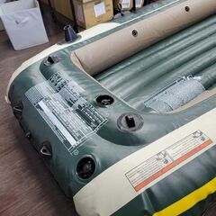 【店頭引き取り限定】展示品大特価　インテックス シーホーク 4 インフレータブル 4人用 ボート セット/アウトドア用品/夏休みの画像
