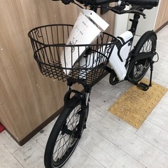 Besv電動アシスト自転車20インチホワイト×ブラック【トレファク堺福田店】の画像