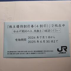 JR東日本　4割引き　２枚