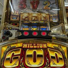 パチスロ実機 【訳アリ】ミリオンゴッド～神々の系譜～ コイン不要機 ID：126-012831-007の画像