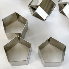 製菓道具　セルクル型　五角形 1個~