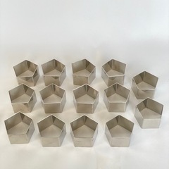 製菓道具　セルクル型　五角形 1個~の画像