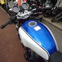 NO.5071　ＧＳＸ４００インパルス－２ (IMPULSE)　ＧＫ７ＣＡ　水冷４サイクル４気筒エンジン　純正ブレンボキャリパー　クーリーカラー（ブルー＆ホワイト）　☆彡の画像