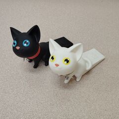 【お値下げ】【美品】かわいい猫型ドアストッパーの画像