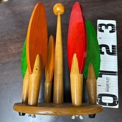木製スリッパ立て　レトロ　生活雑貨 家庭用品 ガーデニングの画像