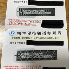 JR西日本　株主優待鉄道割引券