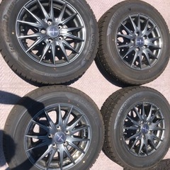 売約済　15インチ　アルミホイールセット　スタッドレスタイヤ付