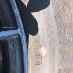 売約済　15インチ　アルミホイールセット　スタッドレスタイヤ付の画像