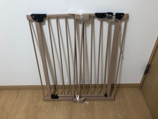 ペットゲート ベビーゲート スチールゲート ドア付き 突っ張りタイプ  高さ78cm 設置幅70-91cm②