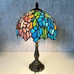 輸入器具【ティファニーランプ ステンドグラス 卓上ランプ