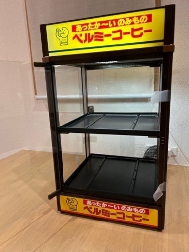 実働　ベルミーコーヒー　什器　缶ウォーマー　レトロ　インテリア　ガレージ