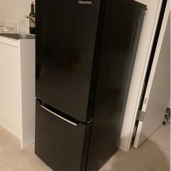 急募！　美品150L黒【冷凍冷蔵庫】HR-D15CB ハイセンス...