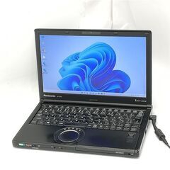 希少カラー ブラック 12.1型 日本製 中古ノートパソコン Panasonic CF