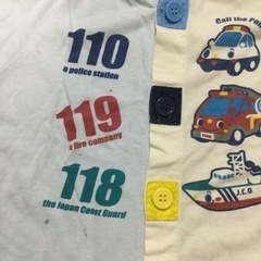 100 110  夏物　半袖　袖なし シャツ　パジャマの画像