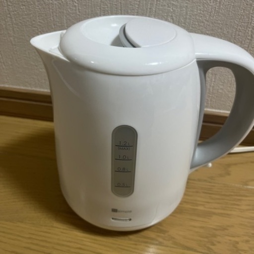ニトリ電気ケトル　値下げしました！