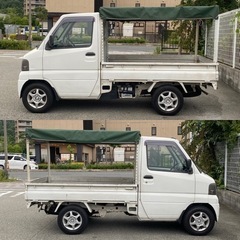 ⭐️コミコミ価格⭐️★車検令和8年1月末まで★5速MT★エアコン付き★社外アルミ★MITSUBISHI ミニキャブトラック★の画像