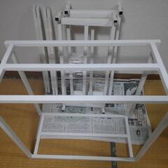 【只今お話し中】GEX60cm水槽台　アクアラックスチール白3台セット