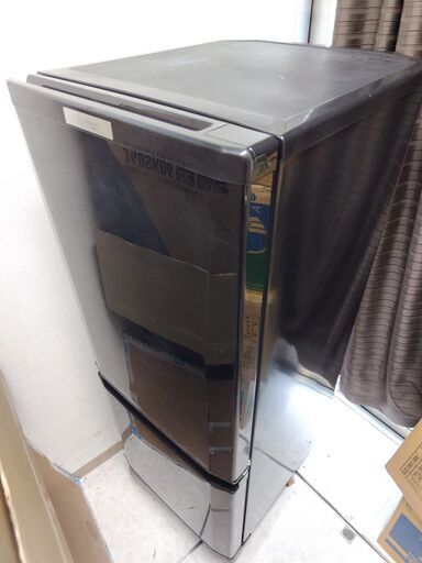 世田谷区近辺配送可能　2ドア冷蔵庫　三菱電機 146Lコンパクト　2019年　サファイアブラック MR-P15E-B　ｺﾝﾊﾟｸﾄ2ﾄﾞｱ