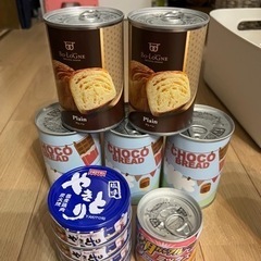 非常食  パン 焼き鳥 フルーツミックス 相談中